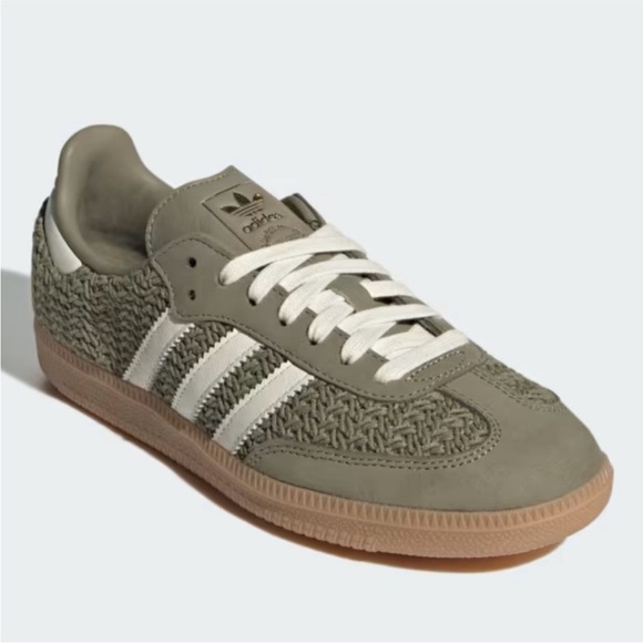 adidas Shoes - adidas Samba OG Knit Orbit Green / Cream
White / Gum